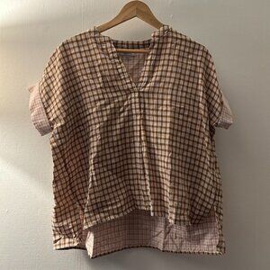 Madewell Double-Faced Lakeline Popover Shirt